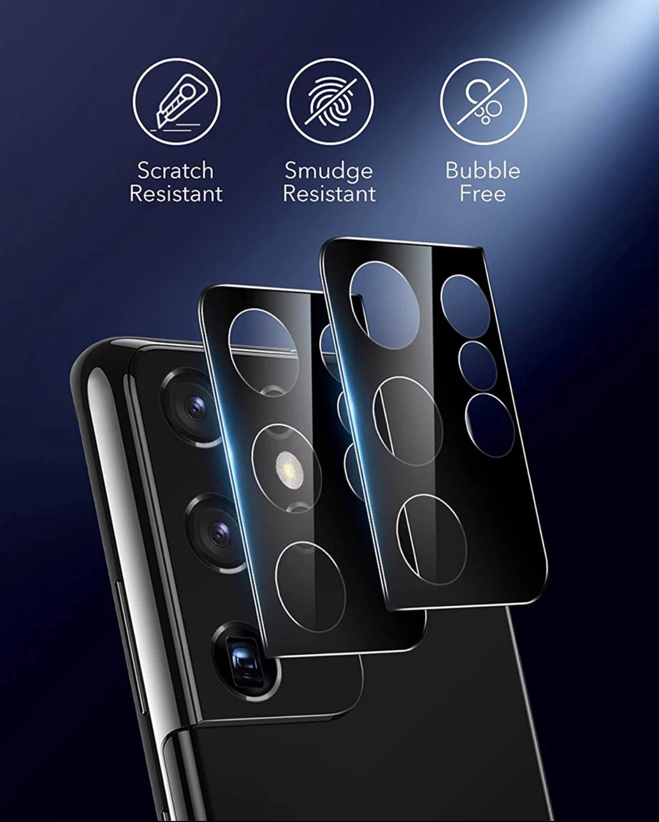 Yamizoo Branded Premium 9H Clear Camera Lens Protector - 1pc pour Apple iPhone 11 Series Yamizoo Branded Premium 9H Clear Camera Lens Protector - 1pc pour Apple iPhone 11 Series
